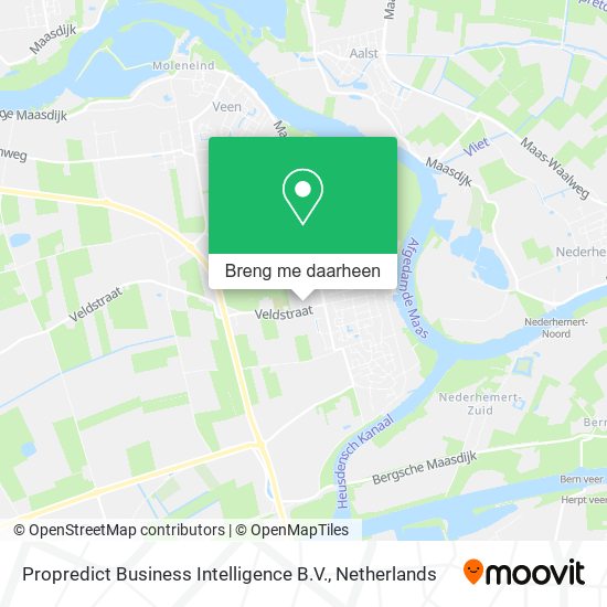 Propredict Business Intelligence B.V. kaart