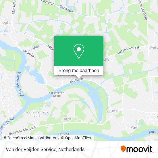 Van der Reijden Service kaart