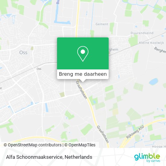 Alfa Schoonmaakservice kaart