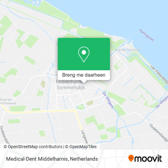 Medical-Dent Middelharnis kaart