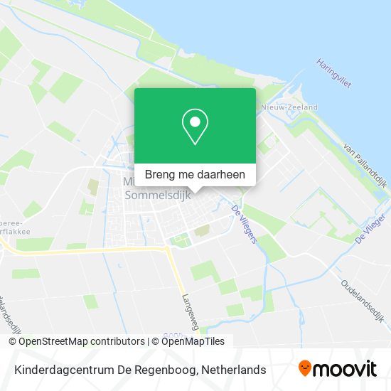 Kinderdagcentrum De Regenboog kaart