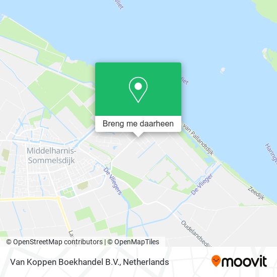 Van Koppen Boekhandel B.V. kaart