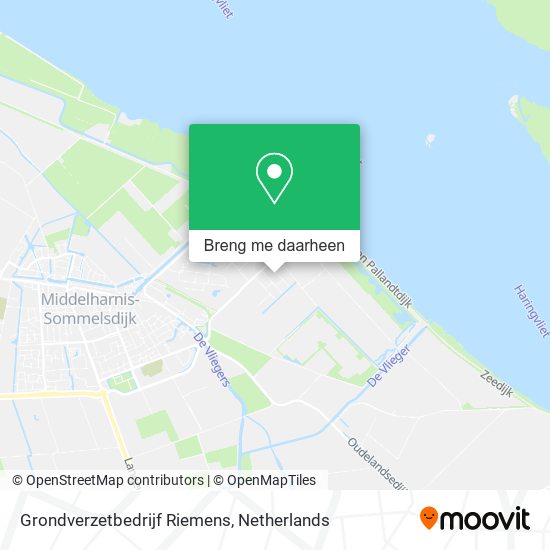 Grondverzetbedrijf Riemens kaart