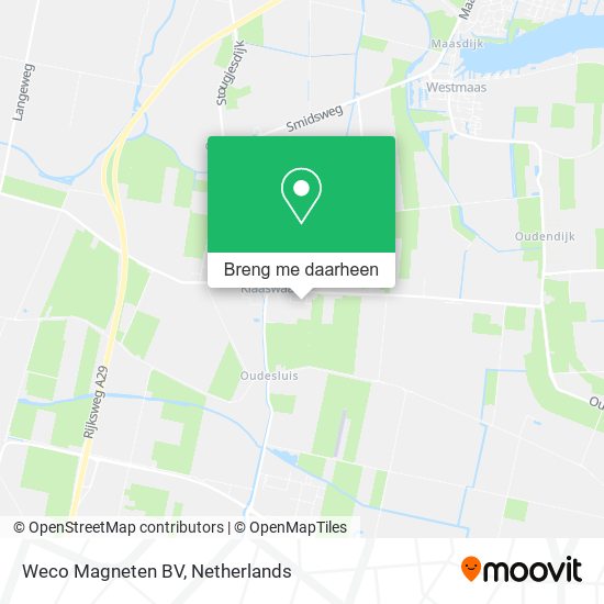 Weco Magneten BV kaart