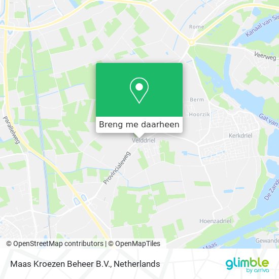 Maas Kroezen Beheer B.V. kaart