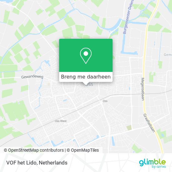 VOF het Lido kaart