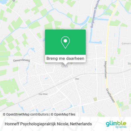 Honneff Psychologiepraktijk Nicole kaart