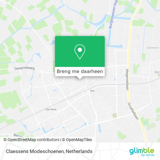 Claessens Modeschoenen kaart