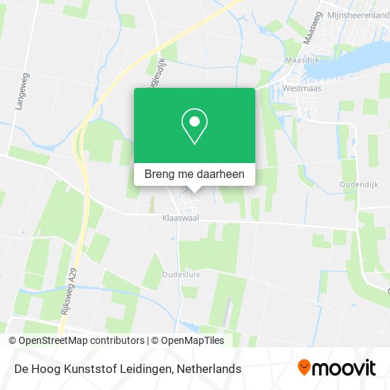 De Hoog Kunststof Leidingen kaart