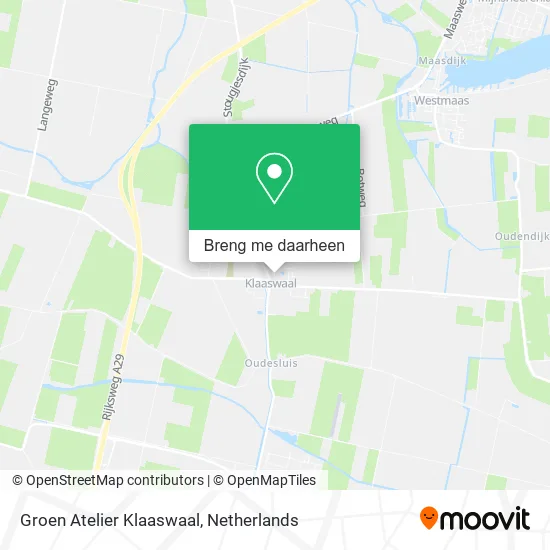 Groen Atelier Klaaswaal kaart