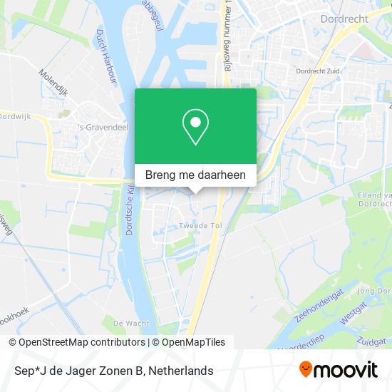 Sep*J de Jager Zonen B kaart
