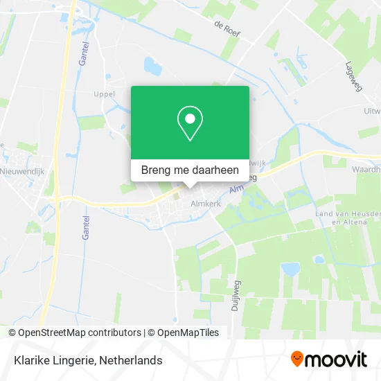Klarike Lingerie kaart