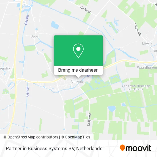 Partner in Business Systems BV kaart