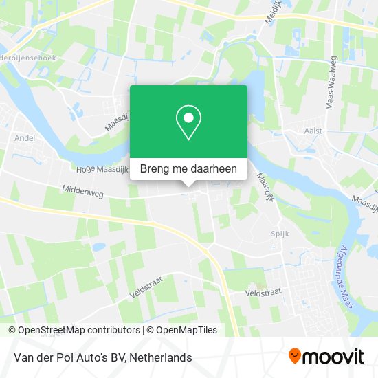 Van der Pol Auto's BV kaart