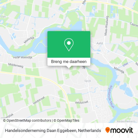 Handelsonderneming Daan Eggebeen kaart