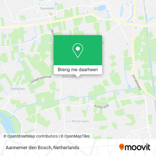 Aannemer den Bosch kaart