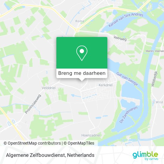 Algemene Zelfbouwdienst kaart