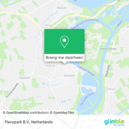 Flevopark B.V. kaart