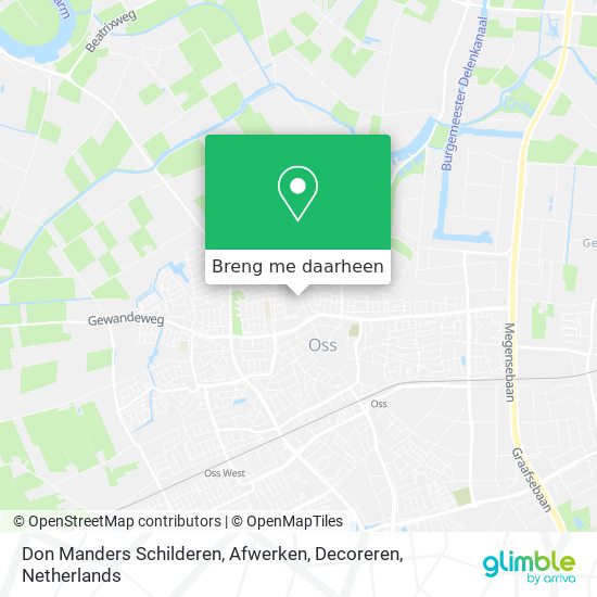 Don Manders Schilderen, Afwerken, Decoreren kaart