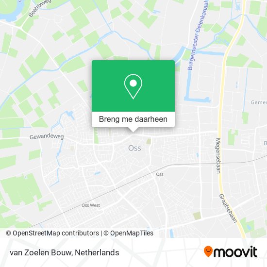 van Zoelen Bouw kaart