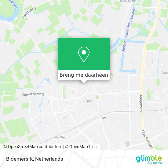 Bloemers K kaart