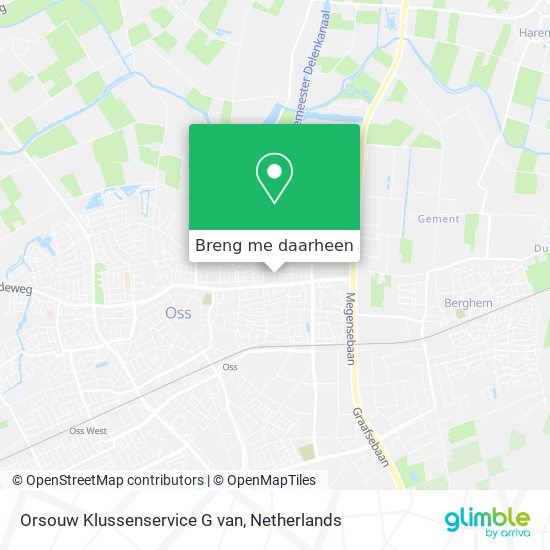 Orsouw Klussenservice G van kaart