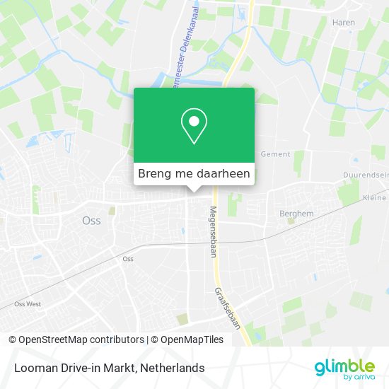 Looman Drive-in Markt kaart