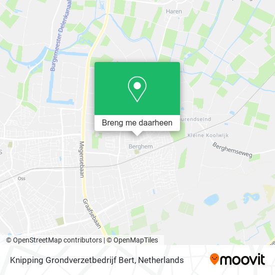 Knipping Grondverzetbedrijf Bert kaart