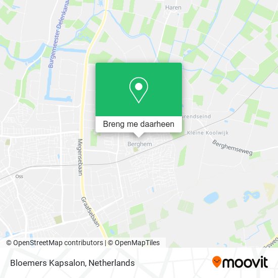 Bloemers Kapsalon kaart