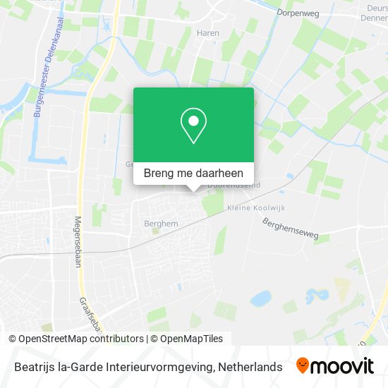 Beatrijs la-Garde Interieurvormgeving kaart