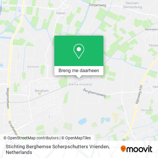 Stichting Berghemse Scherpschutters Vrienden kaart