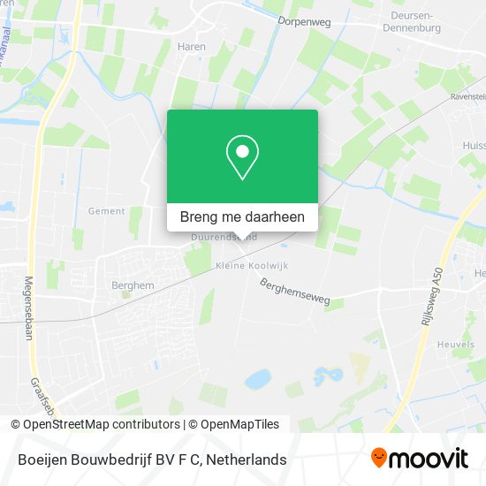 Boeijen Bouwbedrijf BV F C kaart