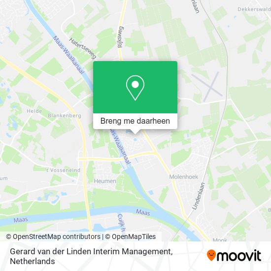 Gerard van der Linden Interim Management kaart