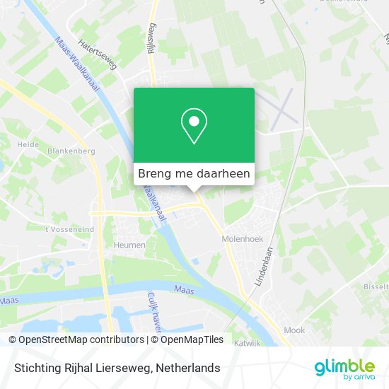 Stichting Rijhal Lierseweg kaart