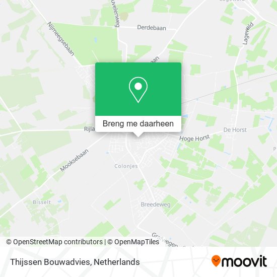 Thijssen Bouwadvies kaart