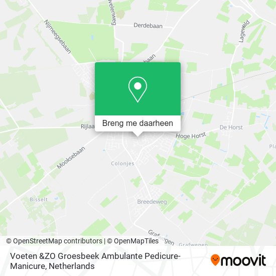 Voeten &ZO Groesbeek Ambulante Pedicure-Manicure kaart
