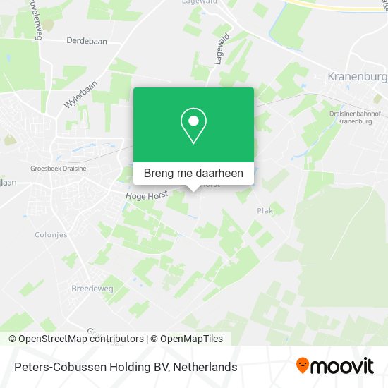 Peters-Cobussen Holding BV kaart