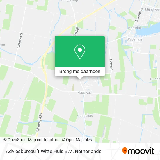 Adviesbureau 't Witte Huis B.V. kaart