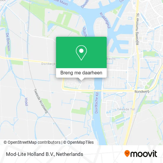 Mod-Lite Holland B.V. kaart
