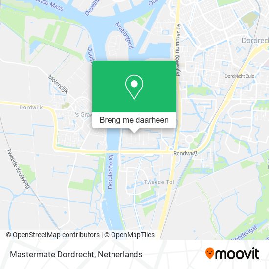 Mastermate Dordrecht kaart