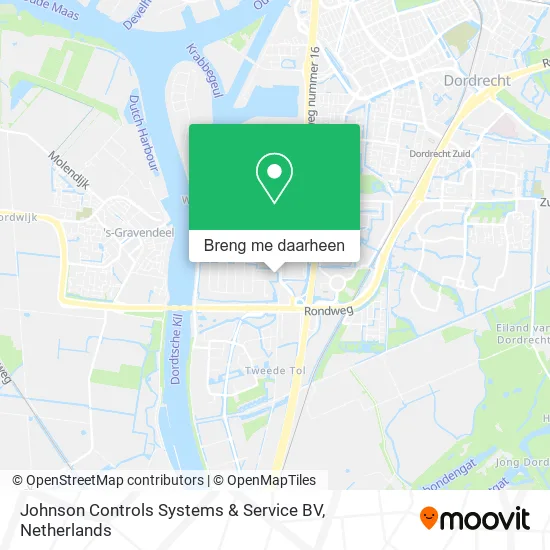 Johnson Controls Systems & Service BV kaart
