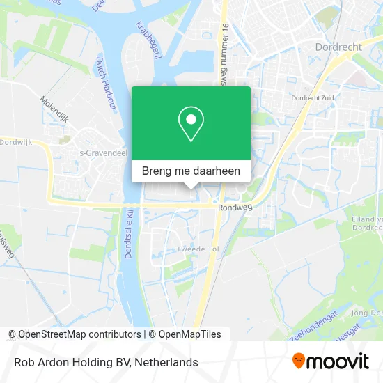 Rob Ardon Holding BV kaart