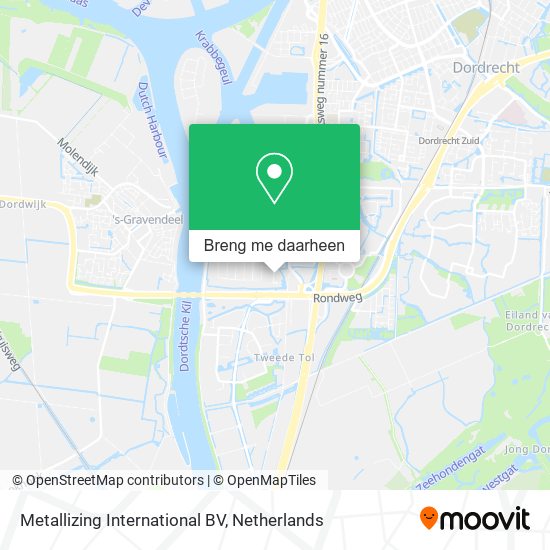 Metallizing International BV kaart