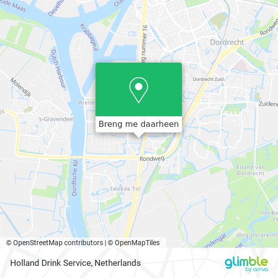 Holland Drink Service kaart