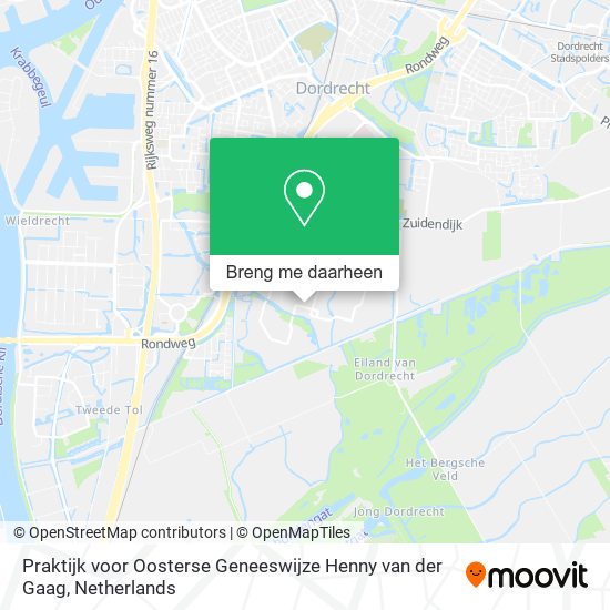 Praktijk voor Oosterse Geneeswijze Henny van der Gaag kaart