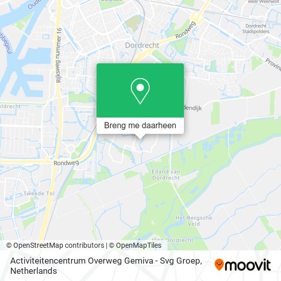 Activiteitencentrum Overweg Gemiva - Svg Groep kaart