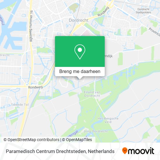 Paramedisch Centrum Drechtsteden kaart