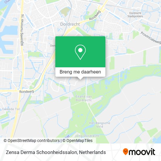 Zensa Derma Schoonheidssalon kaart