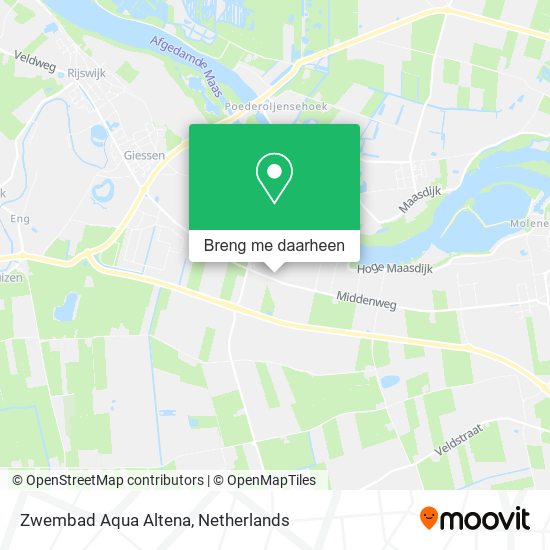 Zwembad Aqua Altena kaart
