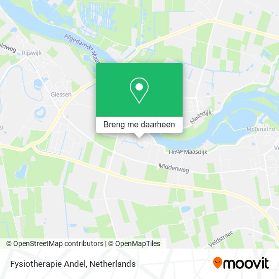 Fysiotherapie Andel kaart